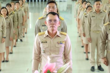พิธีถวายสัตย์ปฏิญาณเพื่อเป็นข้าราชการที่ดีและเป็นพลังของแผ่นดิน พิธีถวายสัตย์ปฏิญาณเพื่อเป็นข้าราชการที่ดีและเป็นพลังของแผ่นดิน